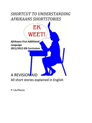 cover image of Shortcut to Afrikaans short stories Grade 12